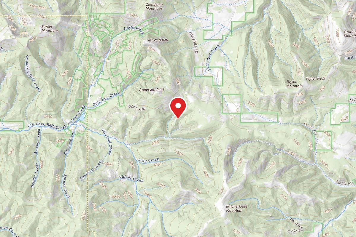 Helena-Lewis and Clark Dispersed Campsite RD 120 - 006
