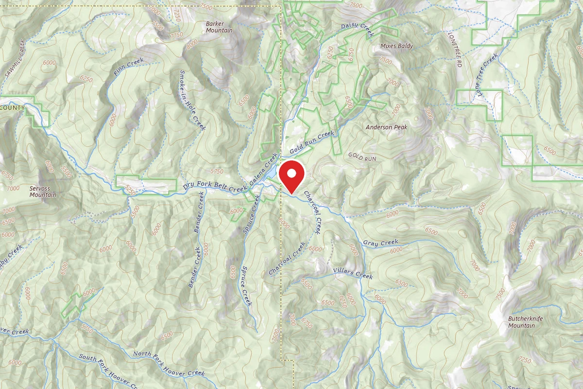 Helena-Lewis and Clark Dispersed Campsite DRY FORK -002