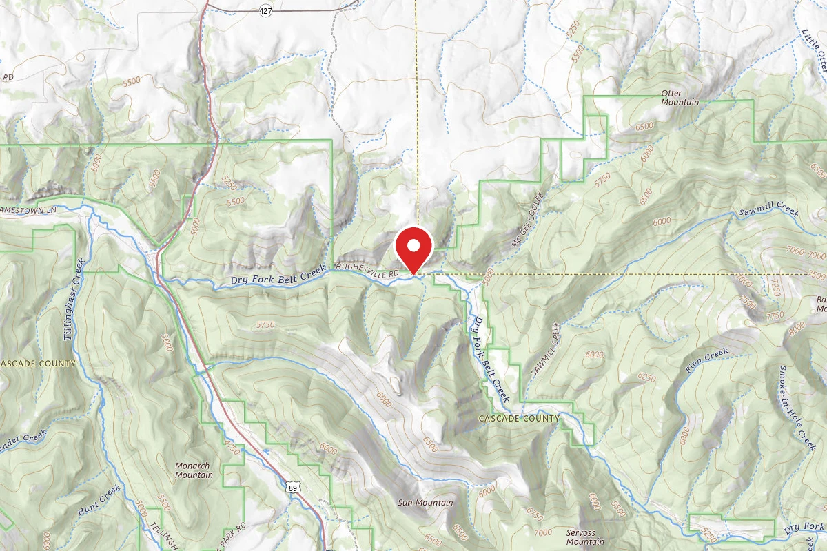 Helena-Lewis and Clark Dispersed Campsite DRY FORK - 23