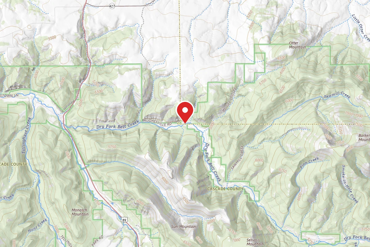 Helena-Lewis and Clark Dispersed Campsite DRY FORK -32