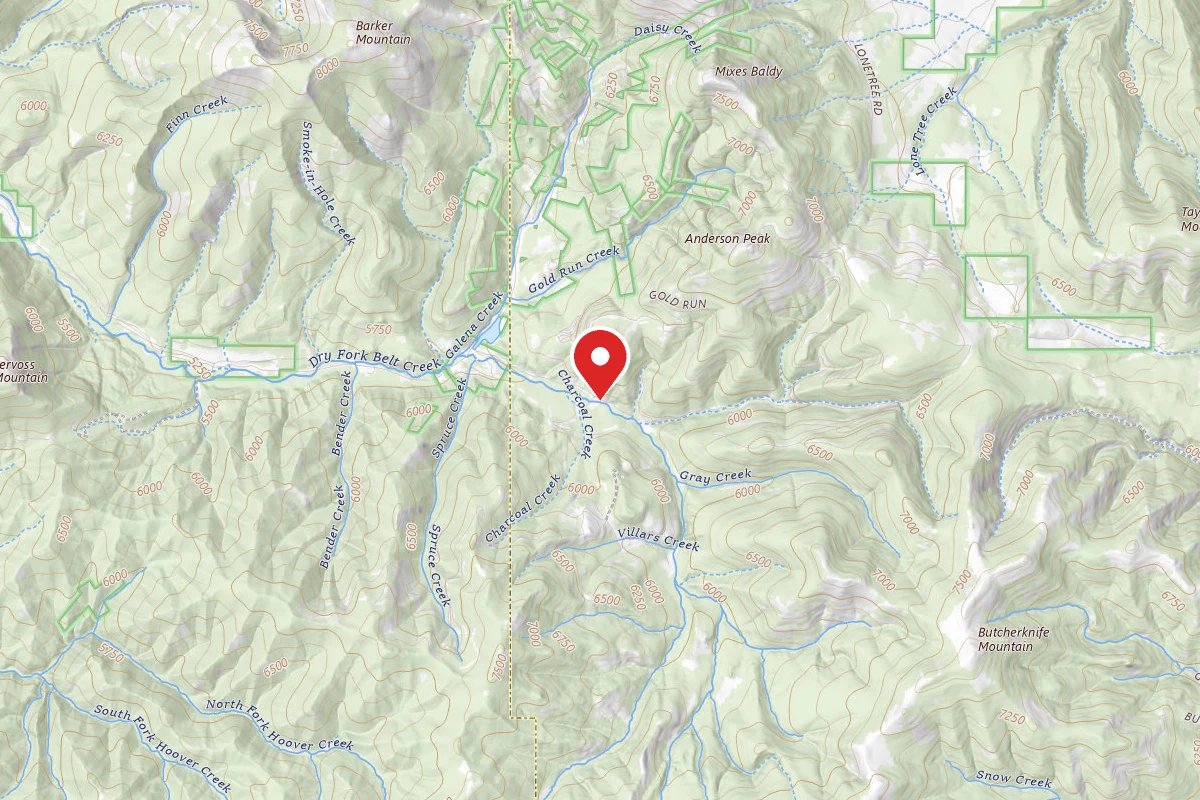 Helena-Lewis and Clark Dispersed Campsite DRY FORK - 009