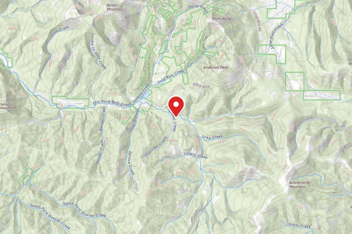 Helena-Lewis and Clark Dispersed Campsite DRY FORK -011