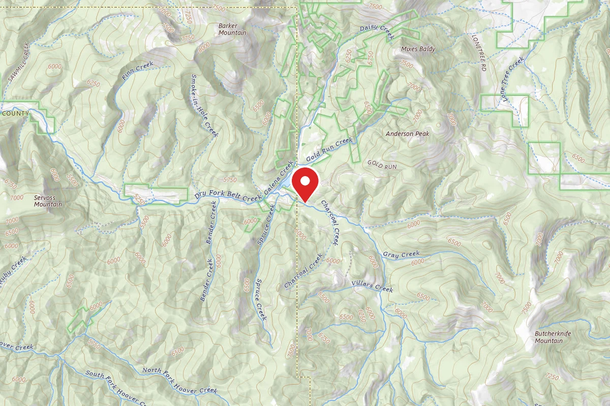 Helena-Lewis and Clark Dispersed Campsite DRY FORK -001