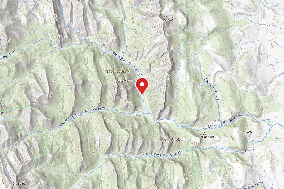 Helena-Lewis and Clark Dispersed Campsite NORTH FORK TETON ROAD 144F