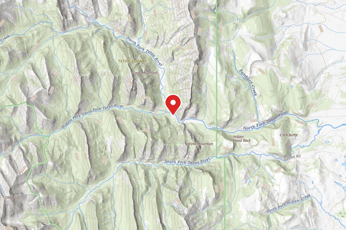 Helena-Lewis and Clark Dispersed Campsite NORTH FORK TETON ROAD 8982 01