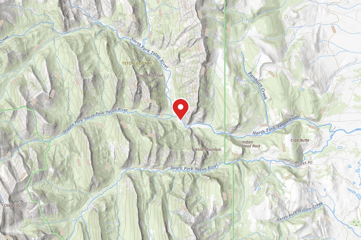 Helena-Lewis and Clark Dispersed Campsite NORTH FORK TETON ROAD 8982 02