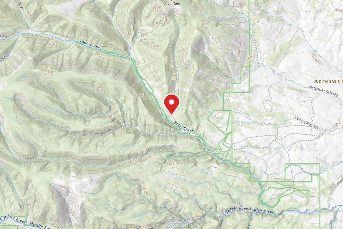 Helena-Lewis and Clark Dispersed Campsite FOR RD 266-YOGO CK -004