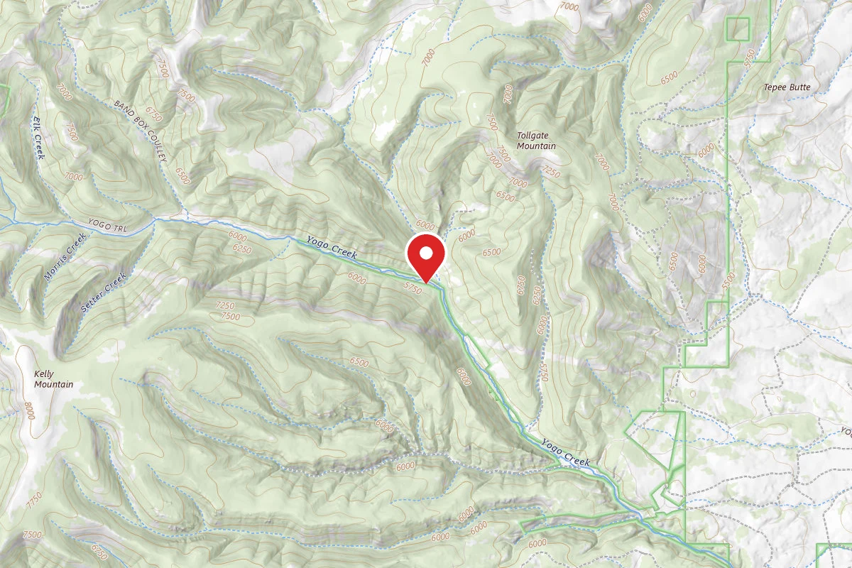 Helena-Lewis and Clark Dispersed Campsite FOR RD 266-YOGO CK -0011
