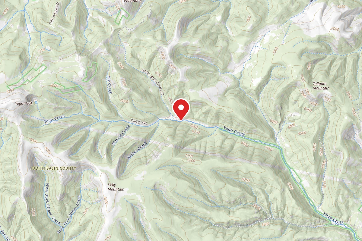 Helena-Lewis and Clark Dispersed Campsite FOR RD 266-YOGO CK -0021