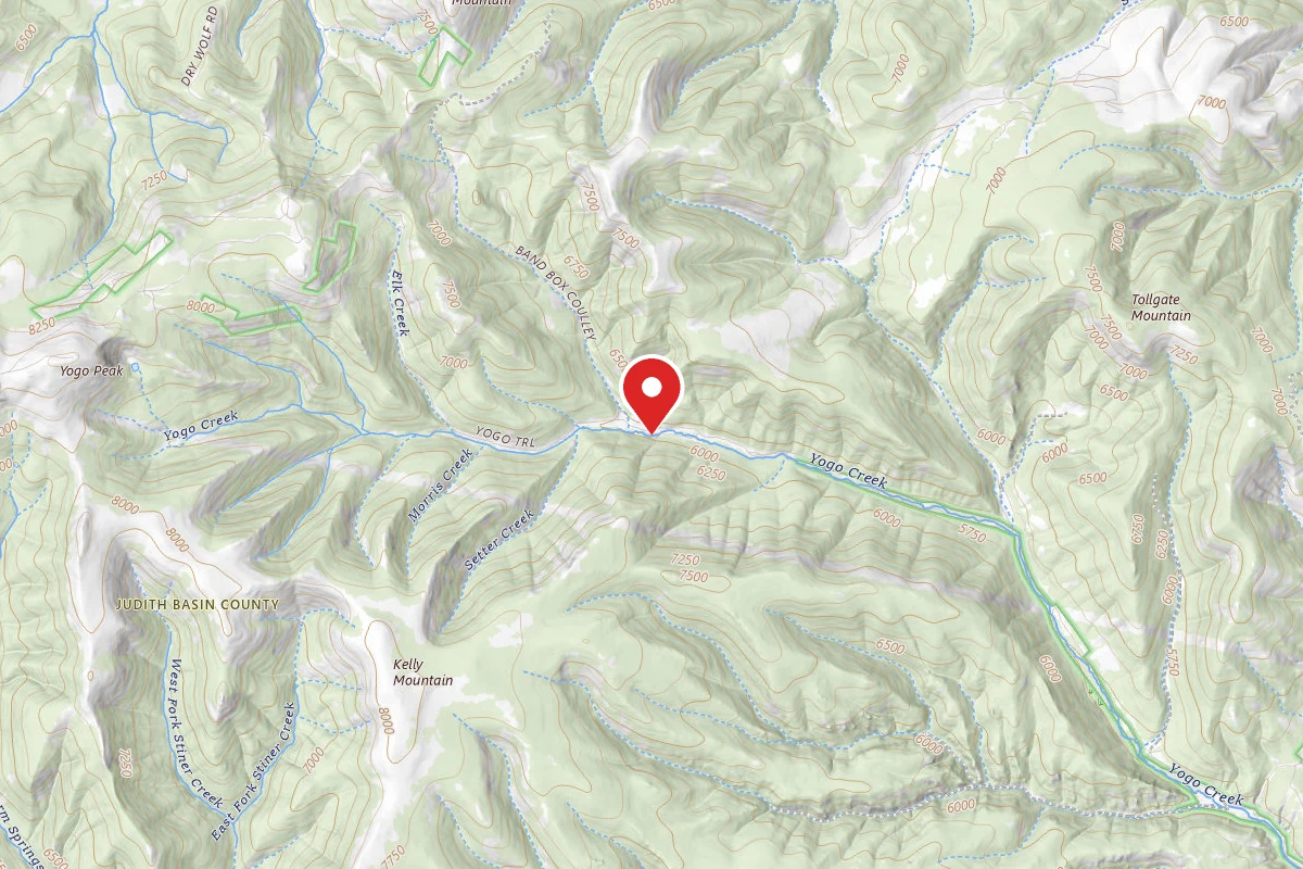 Helena-Lewis and Clark Dispersed Campsite FOR RD 266-YOGO CK -022