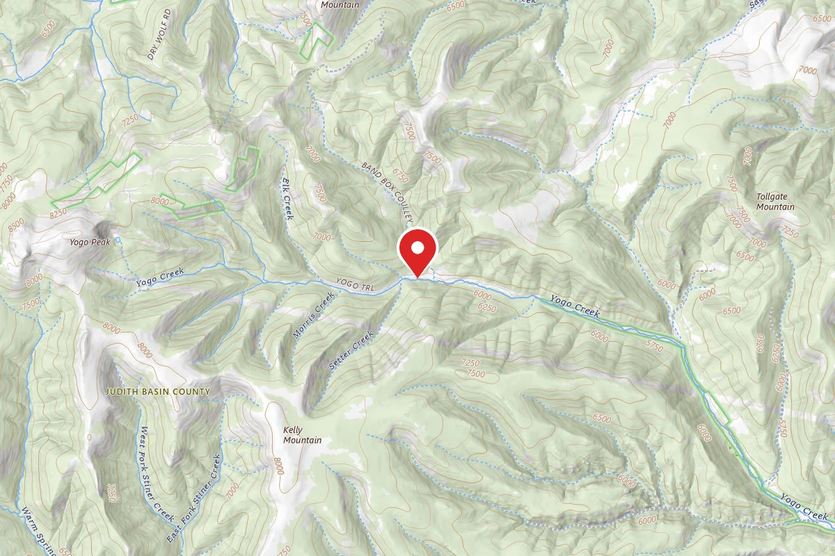 Helena-Lewis and Clark Dispersed Campsite FOR RD 266-YOGO CK -025
