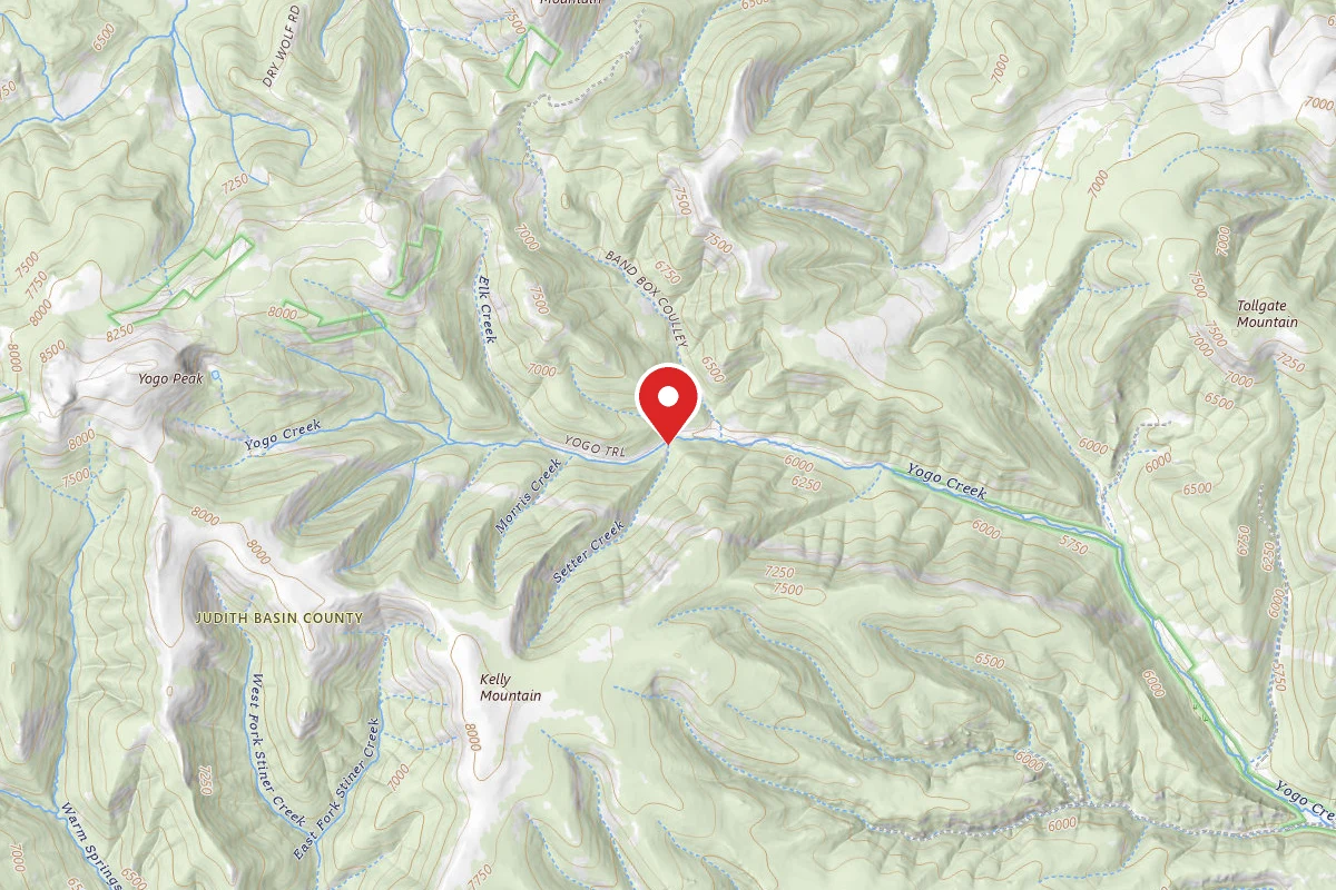 Helena-Lewis and Clark Dispersed Campsite FOR RD 266-YOGO CK -026
