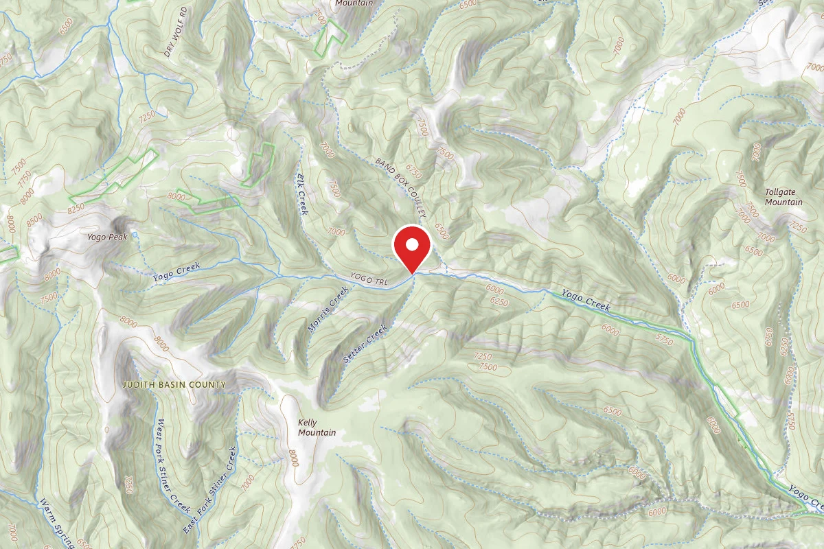 Helena-Lewis and Clark Dispersed Campsite FOR RD 266-YOGO CK -028