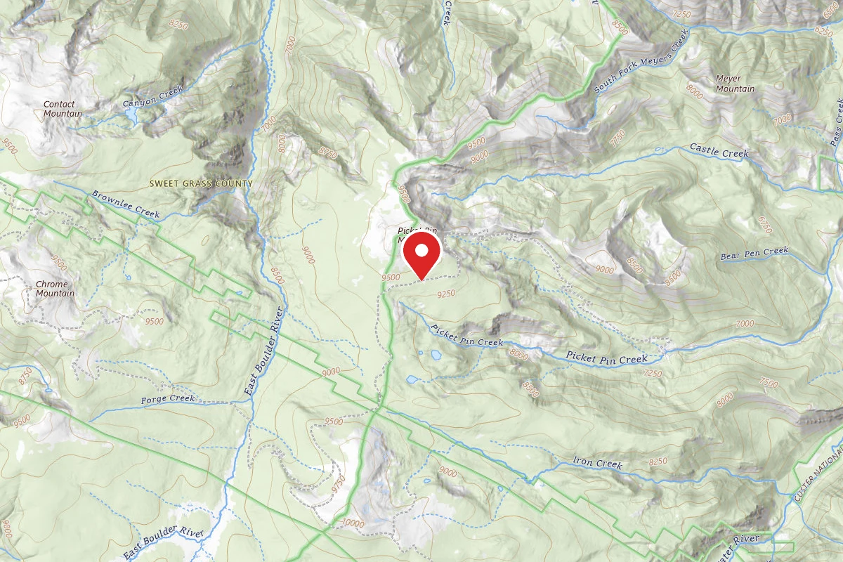 Custer Gallatin Dispersed Campsite BRD2140-027