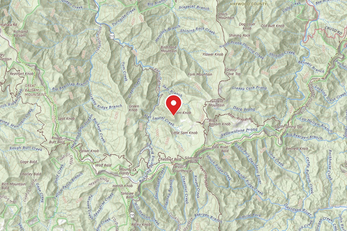Black Balsam Knob - Dispersed Camping