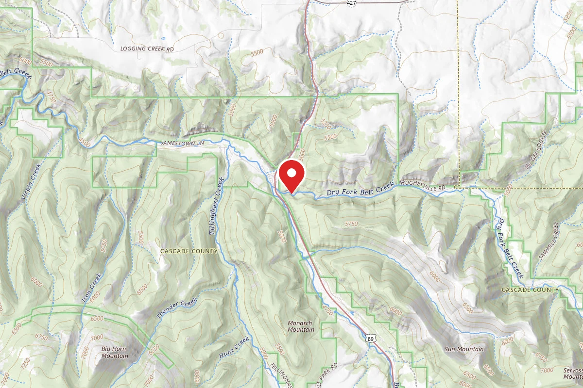 Helena-Lewis and Clark Dispersed Campsite DRY FORK - 02