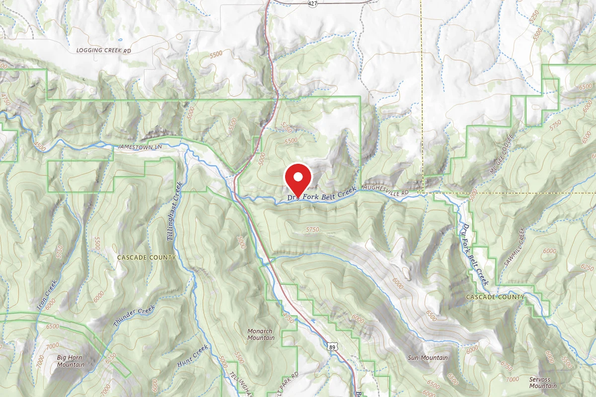 Helena-Lewis and Clark Dispersed Campsite DRY FORK - 08