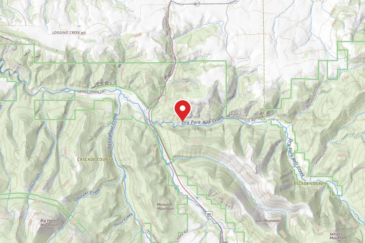 Helena-Lewis and Clark Dispersed Campsite DRY FORK - 09