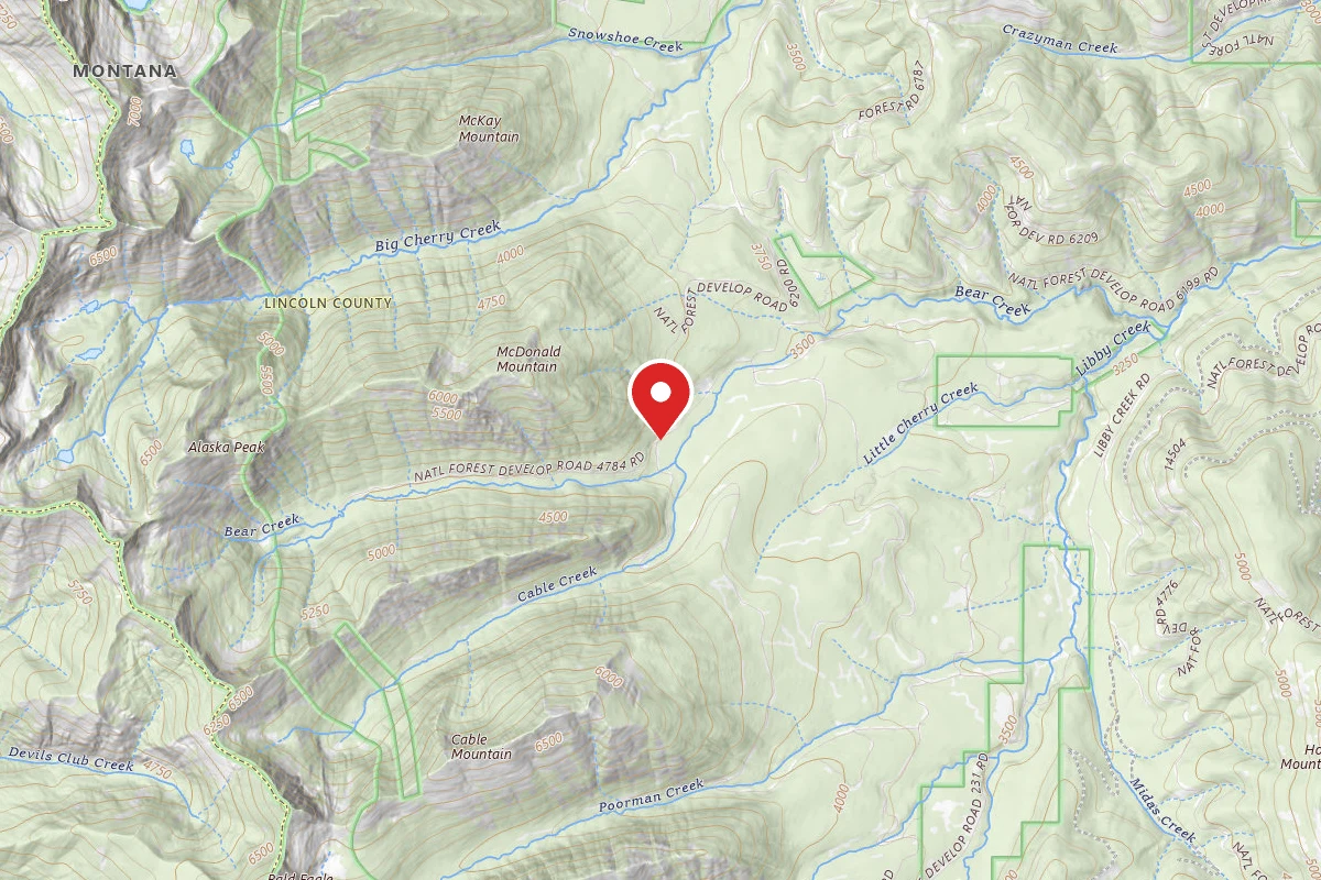 Kootenai Dispersed Campsite 4784RD5015