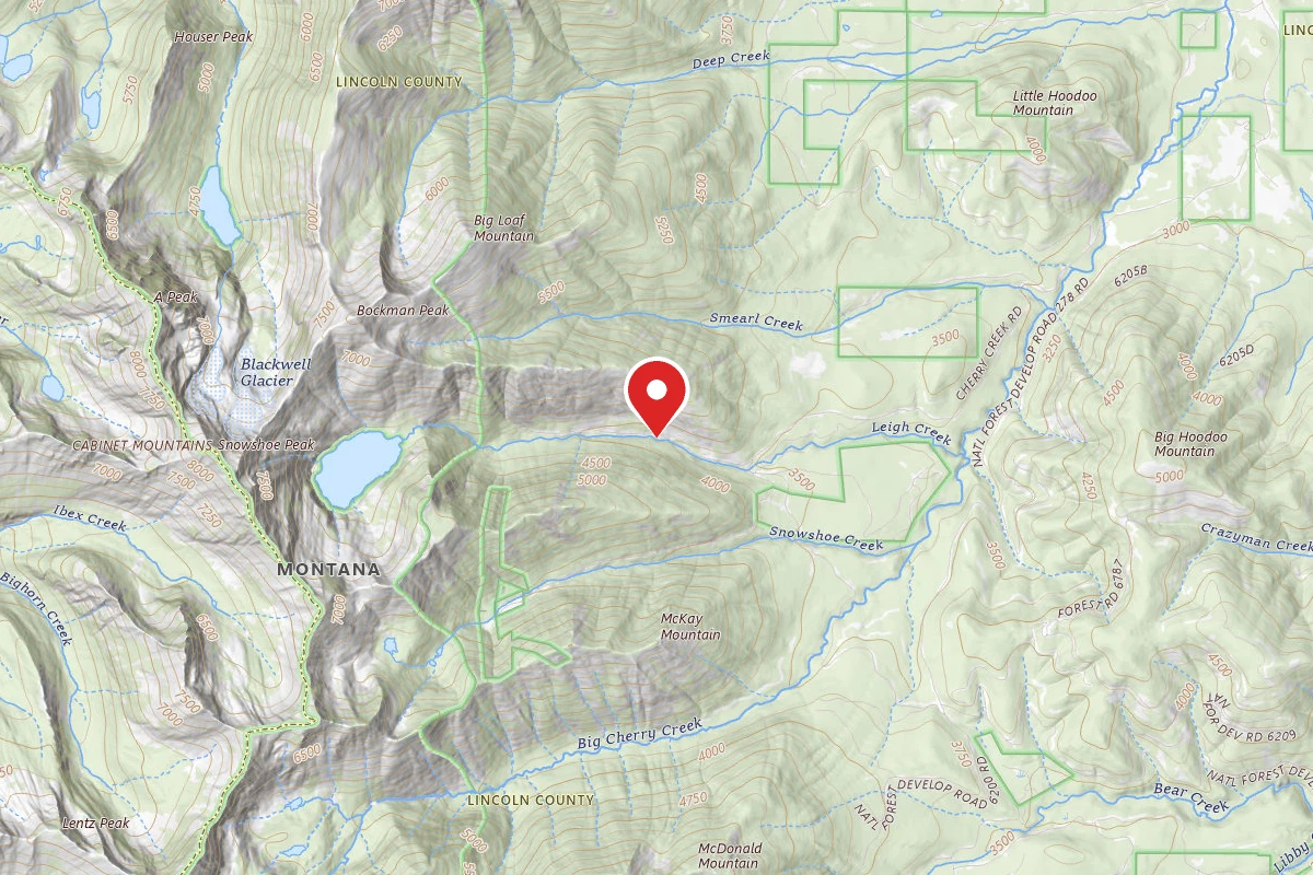 Kootenai Dispersed Campsite 4786RD-5003