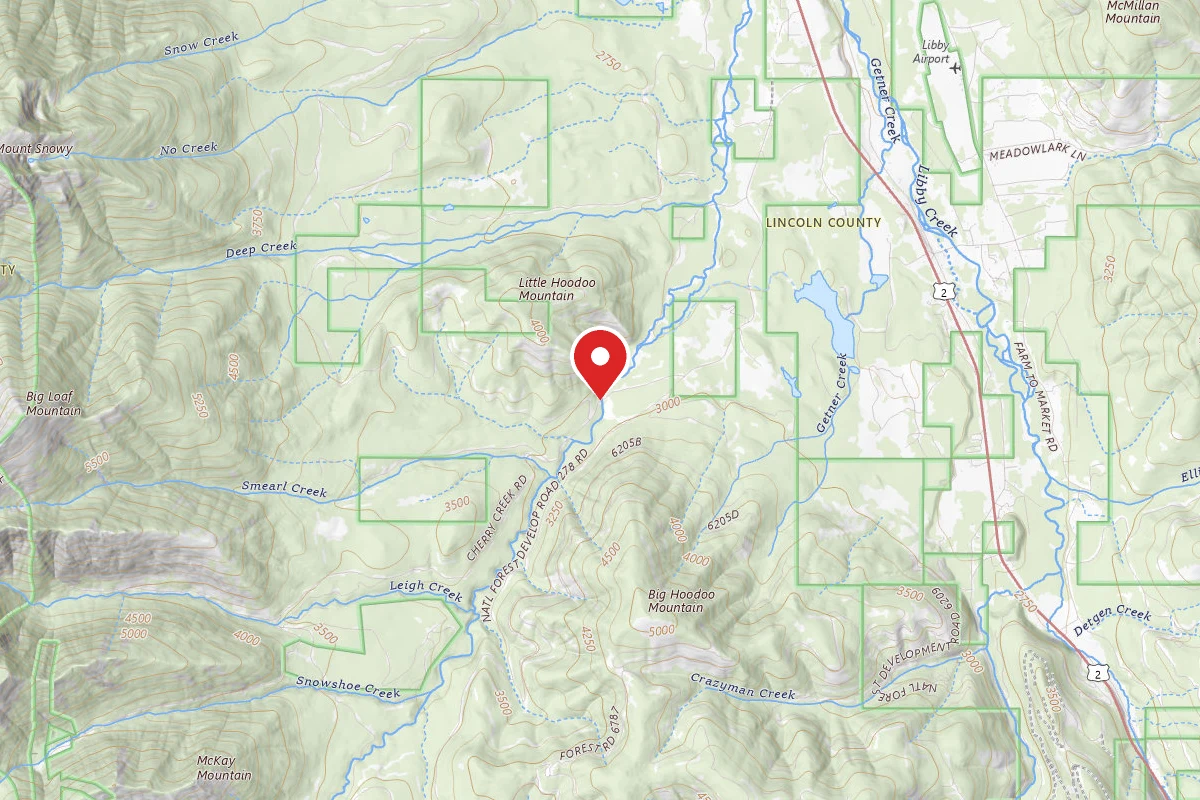 Kootenai Dispersed Campsite RD 867 SITE 3