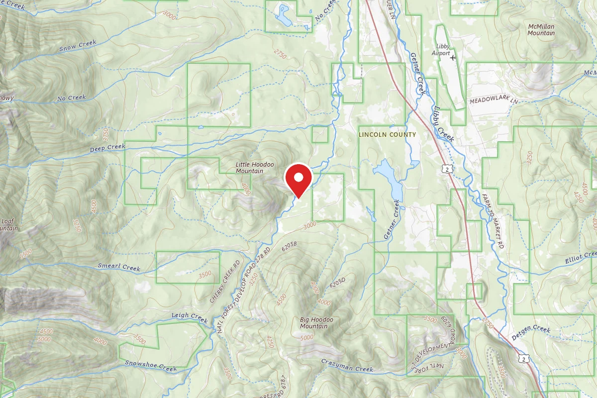 Kootenai Dispersed Campsite RD 5074 SITE 6