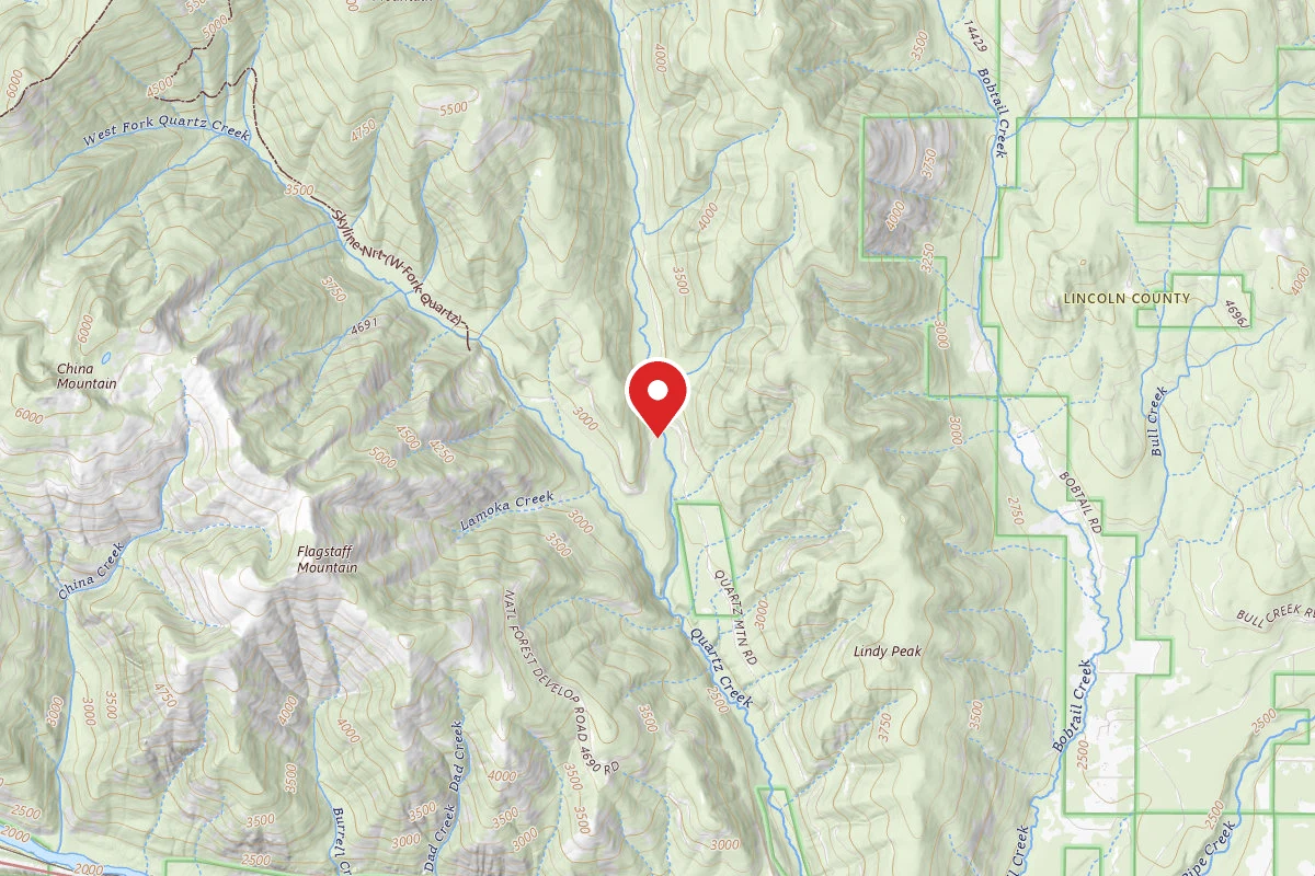 Kootenai Dispersed Campsite RD 4654 SITE 1