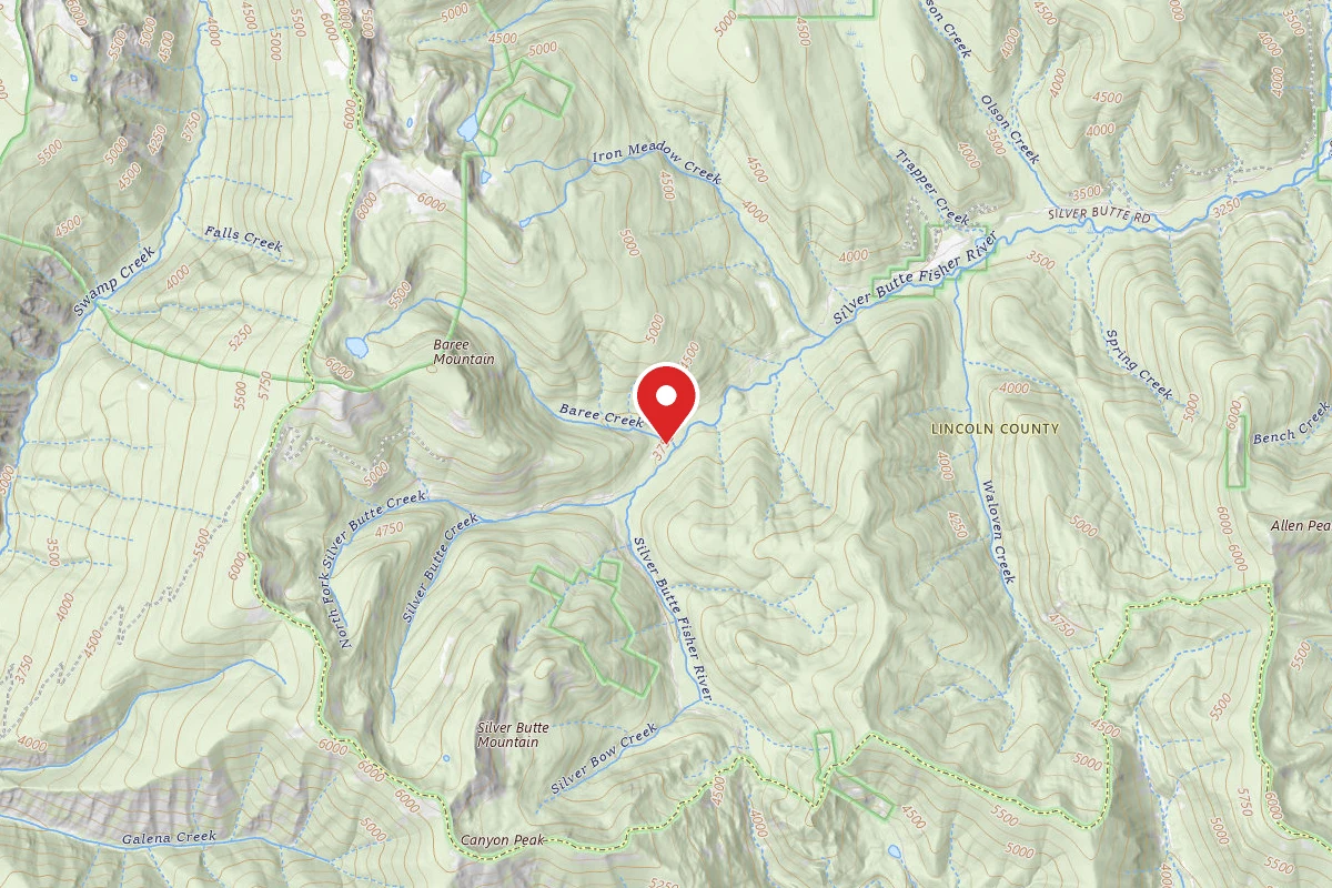 Kootenai Dispersed Campsite RD 148 SITE 5