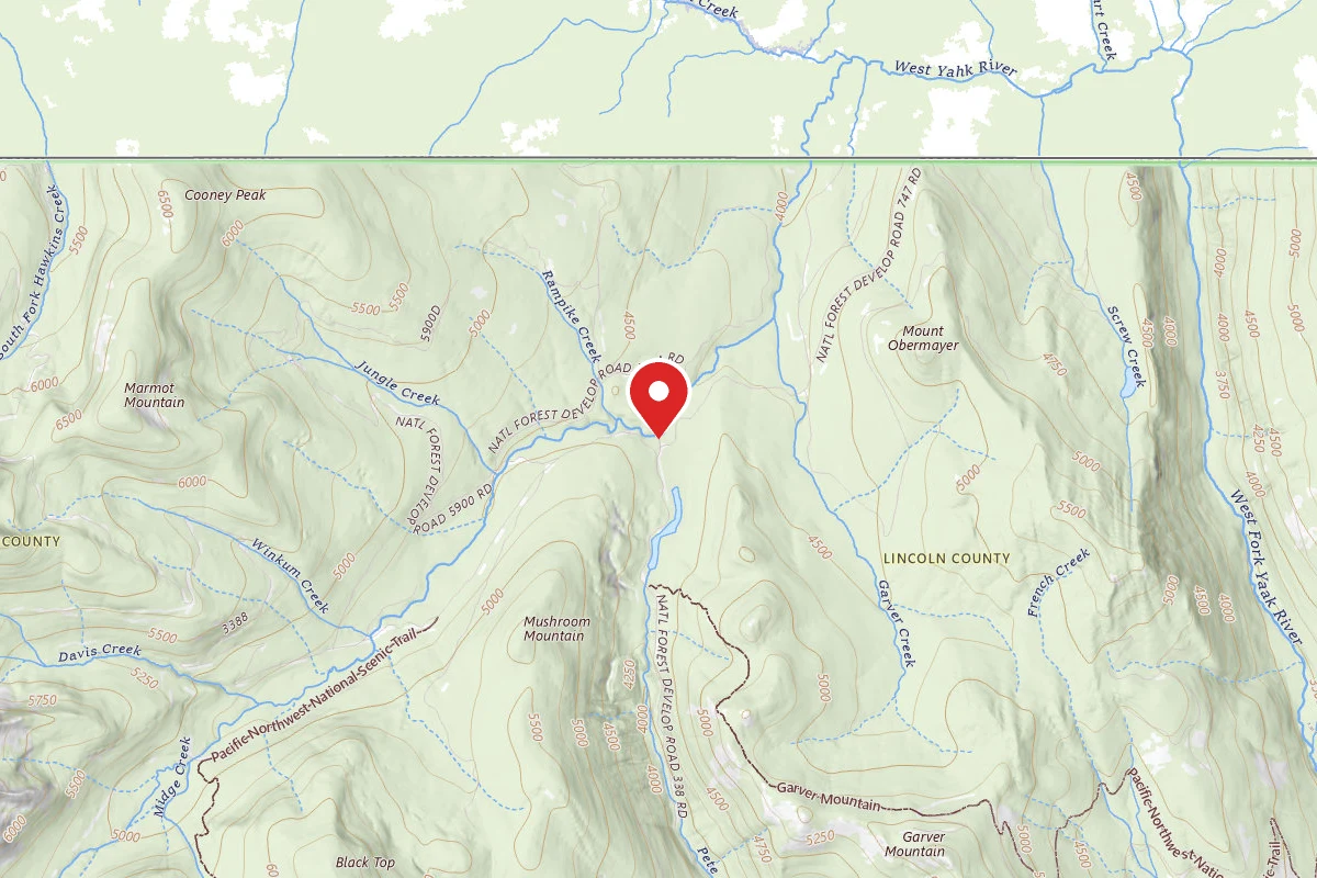 Kootenai Dispersed Campsite 338RDGARVERCREEKA