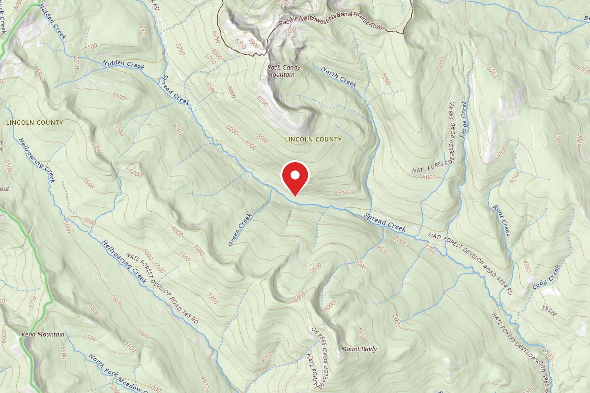 Kootenai Dispersed Campsite RD 435
