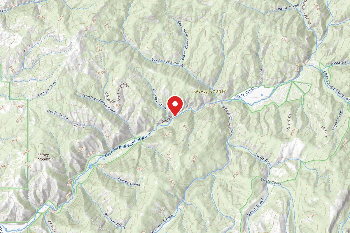 Bitterroot Dispersed Campsite 9700-002