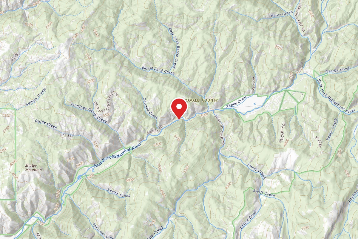 Bitterroot Dispersed Campsite 9700-003