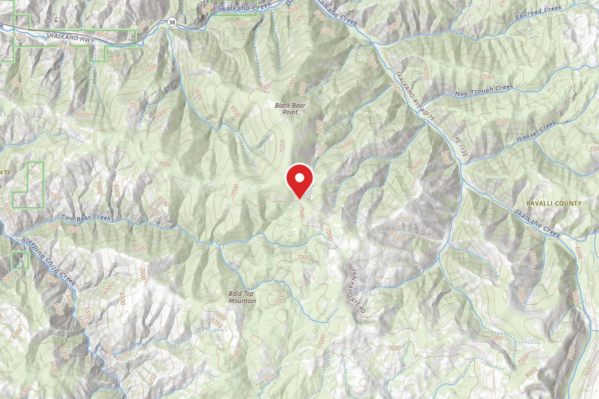 Bitterroot Dispersed Campsite 720 ROAD-001