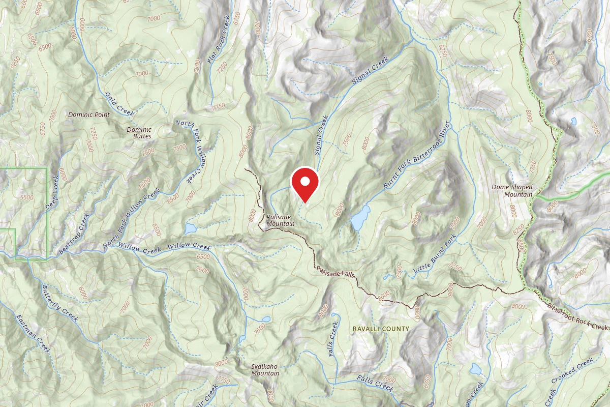 Bitterroot Dispersed Campsite 1348-001