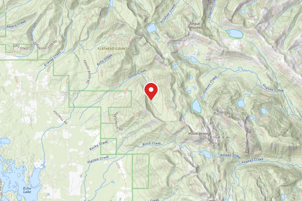 Flathead Dispersed Campsite FRONT COUNTRY 001