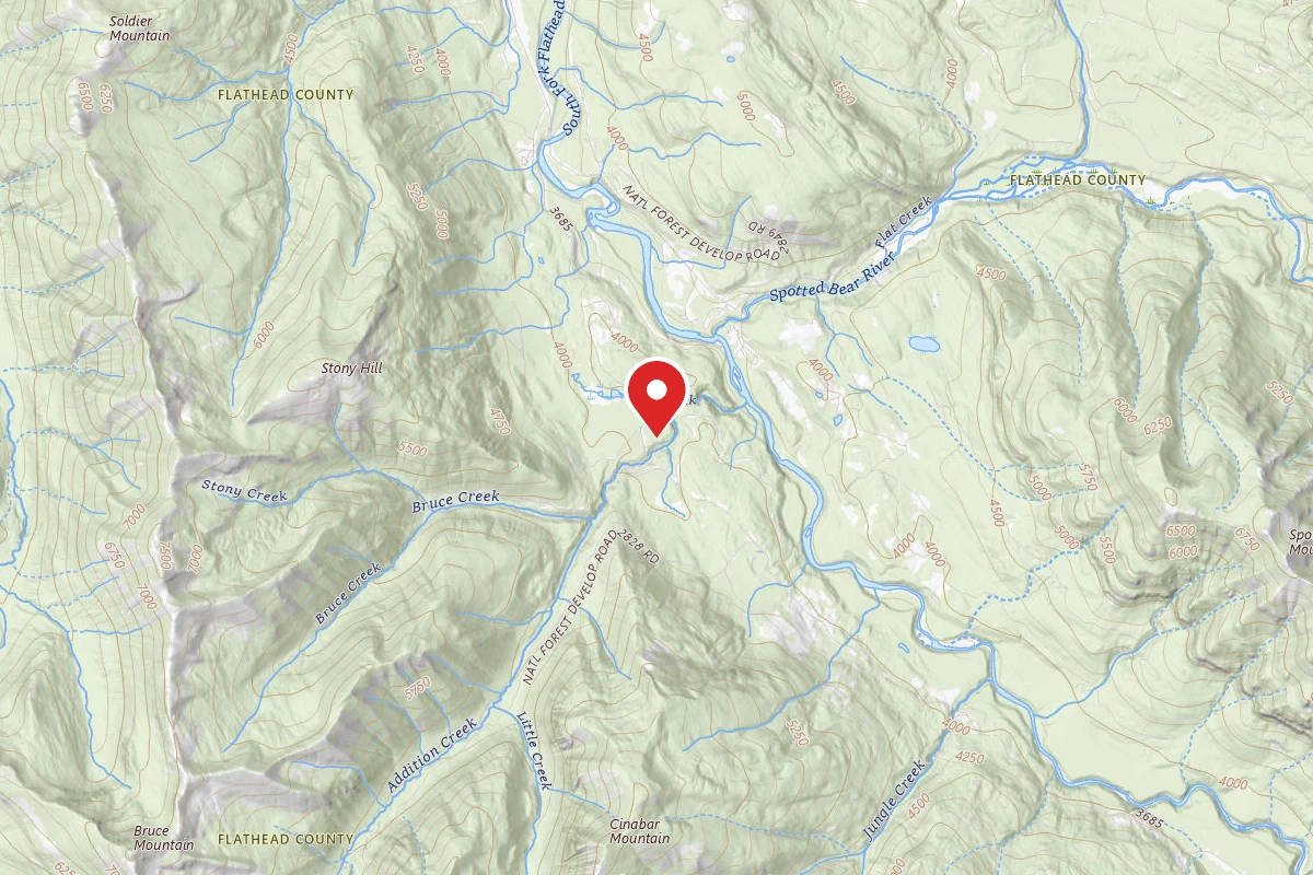 Flathead Dispersed Campsite RD 11497
