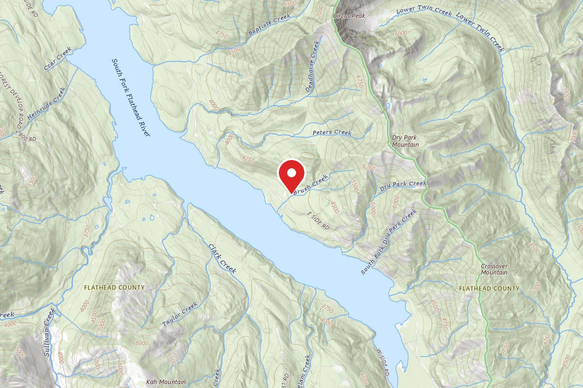 Flathead Dispersed Campsite ROAD 1636