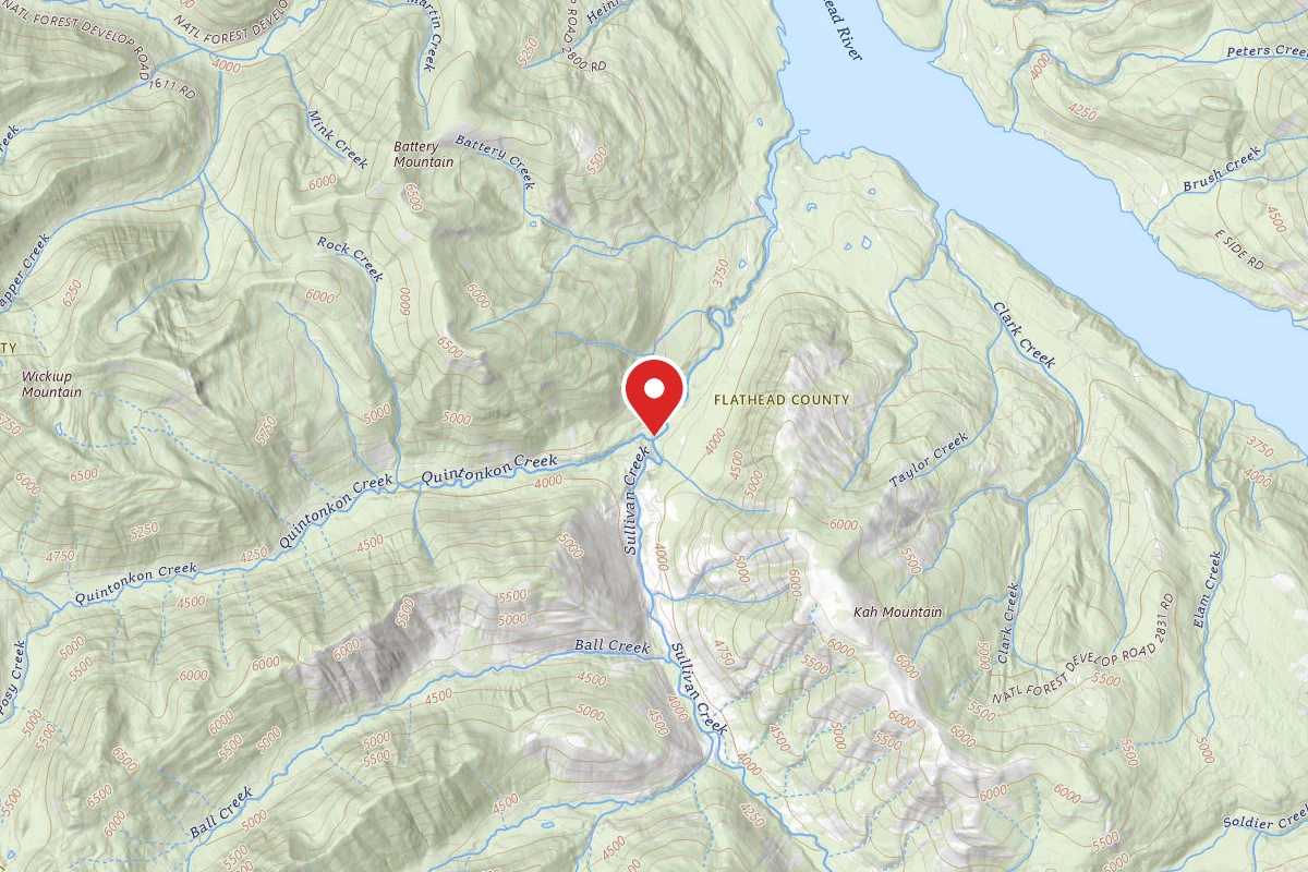 Flathead Dispersed Campsite RD 2806