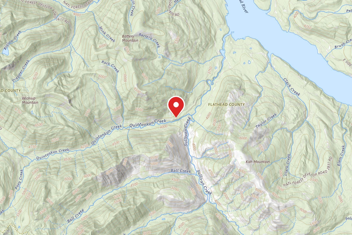Flathead Dispersed Campsite RD 1634
