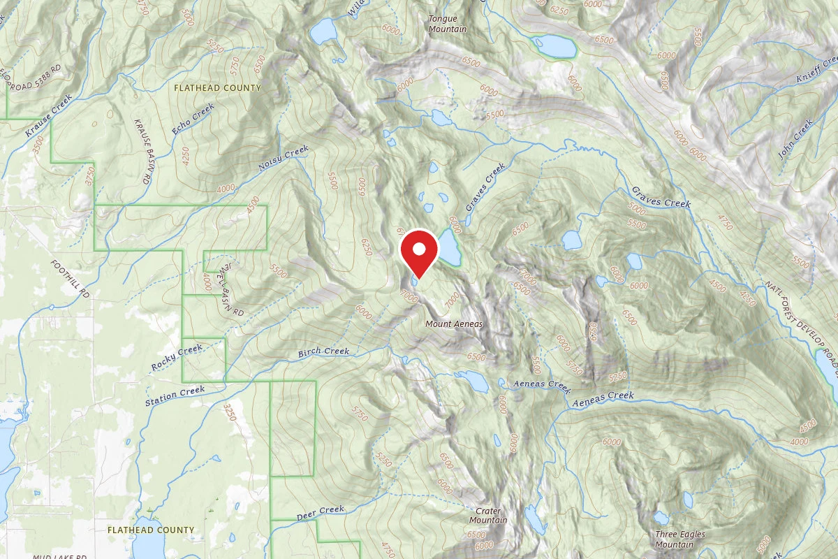 Flathead Dispersed Campsite PICNIC LAKES 007