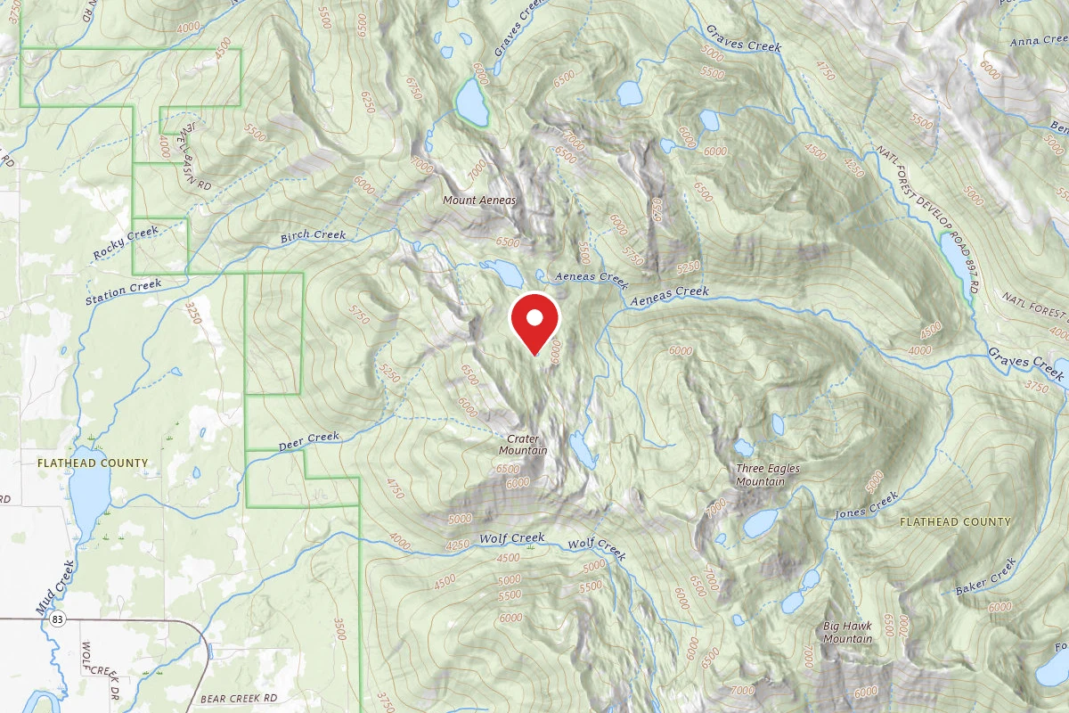 Flathead Dispersed Campsite INTHLAMKEH LAKE 001