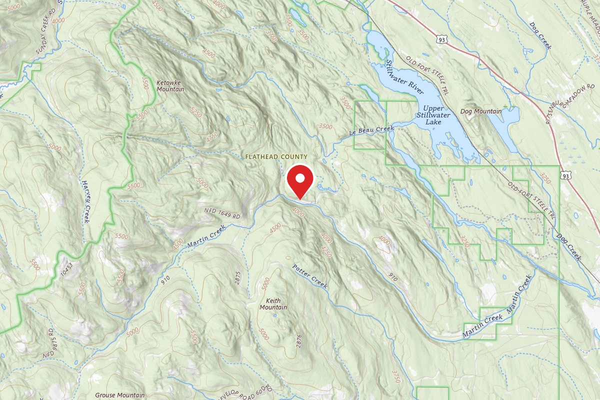 Flathead Dispersed Campsite MARTIN 4
