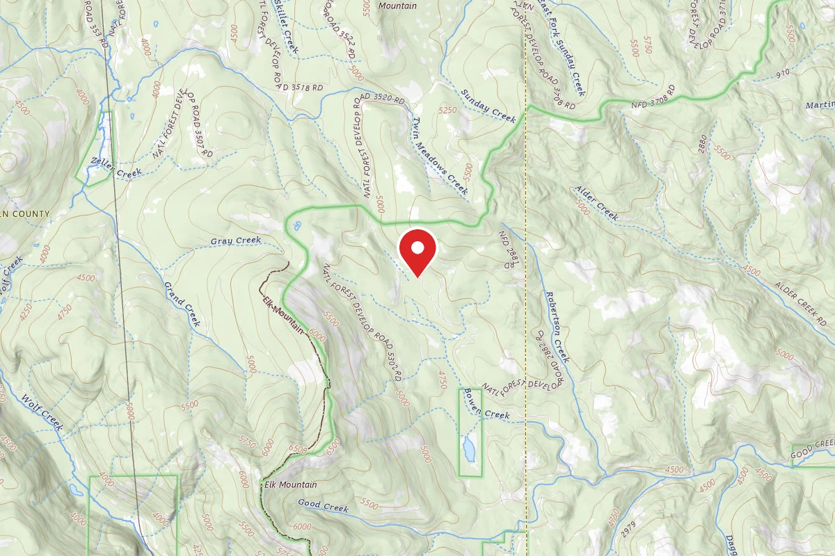 Flathead Dispersed Campsite ROAD#60J