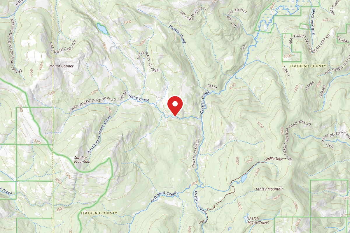 Flathead Dispersed Campsite ROAD538B-1
