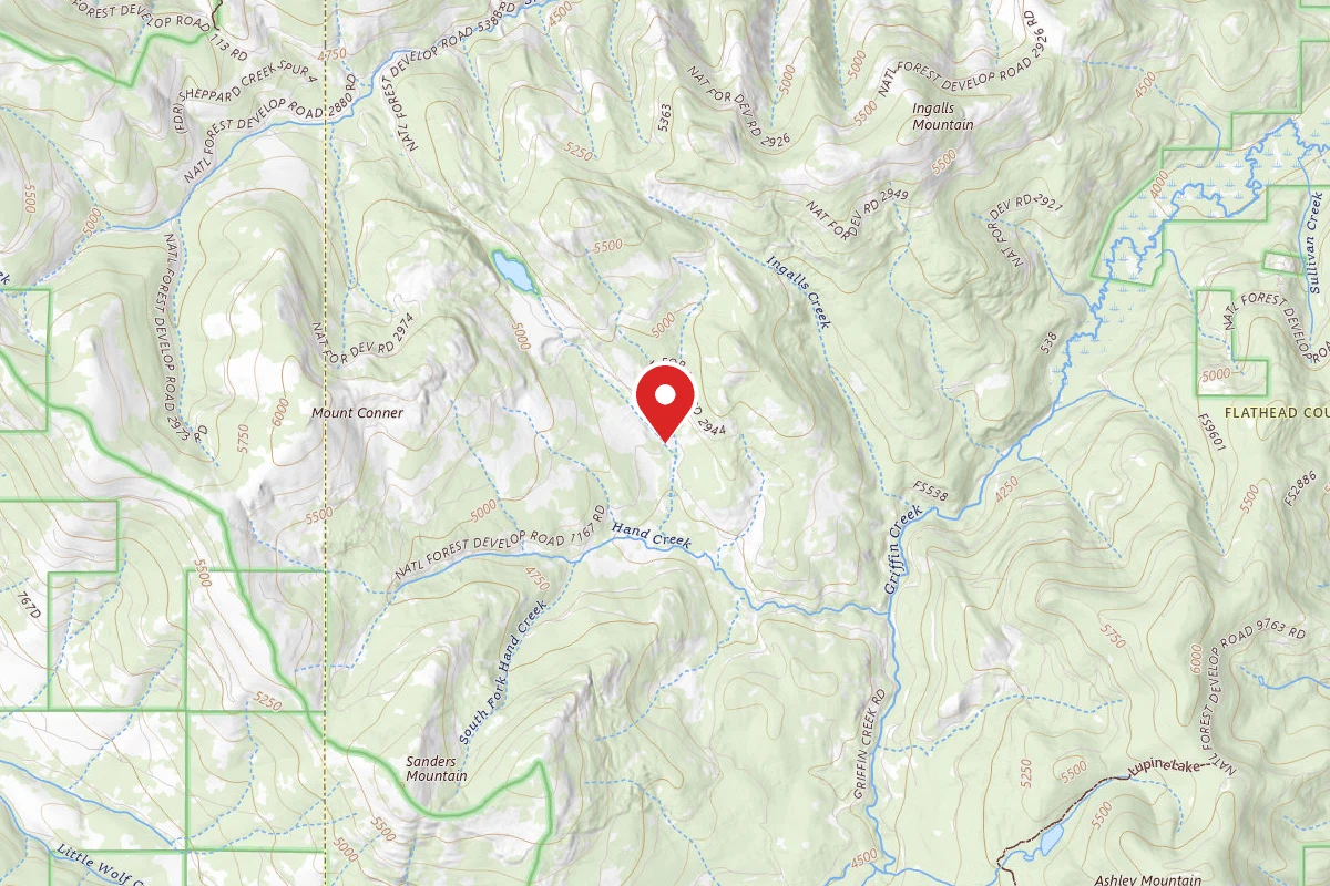 Flathead Dispersed Campsite ROAD 1167