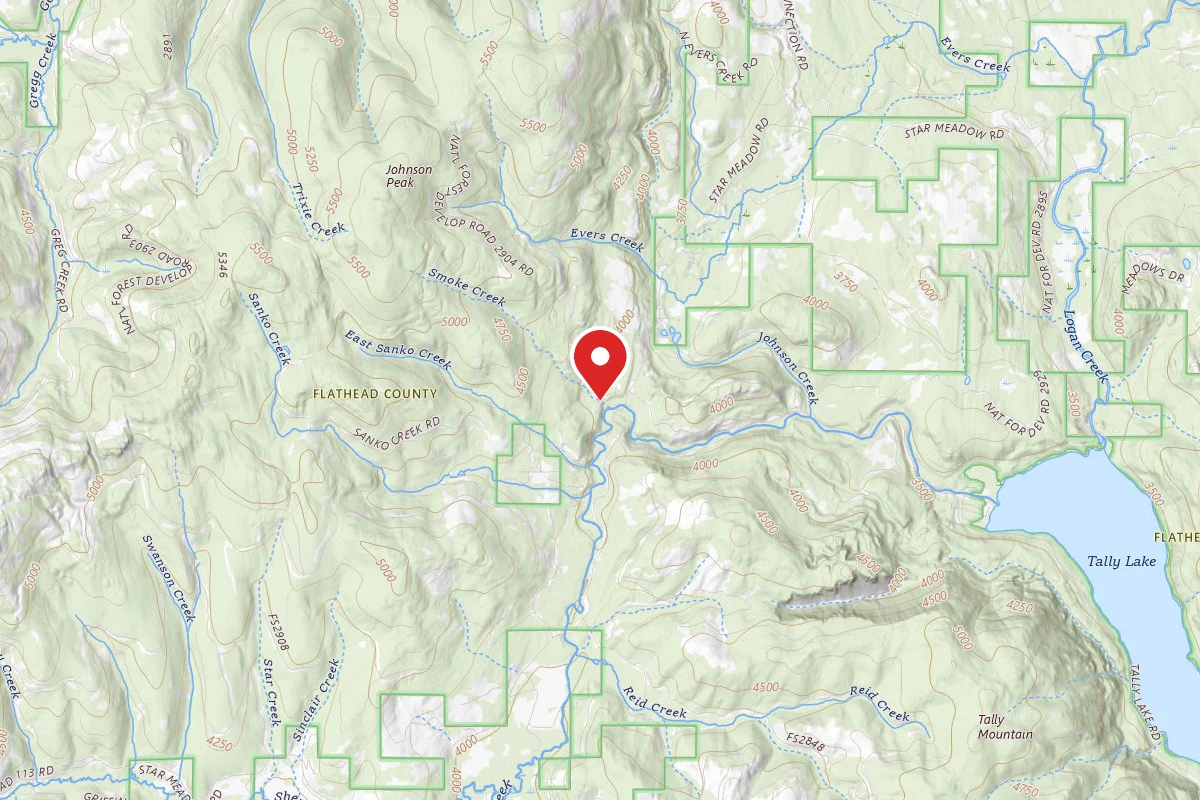 Flathead Dispersed Campsite 10360