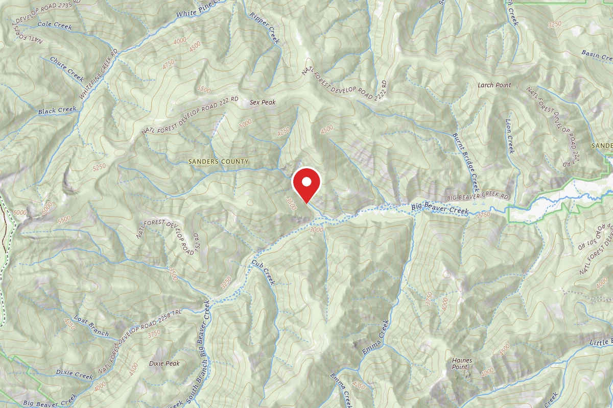 Kootenai Dispersed Campsite 2257ARD-008