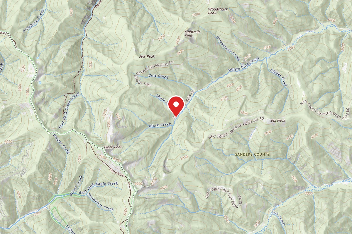 Kootenai Dispersed Campsite RD 215 SITE 14