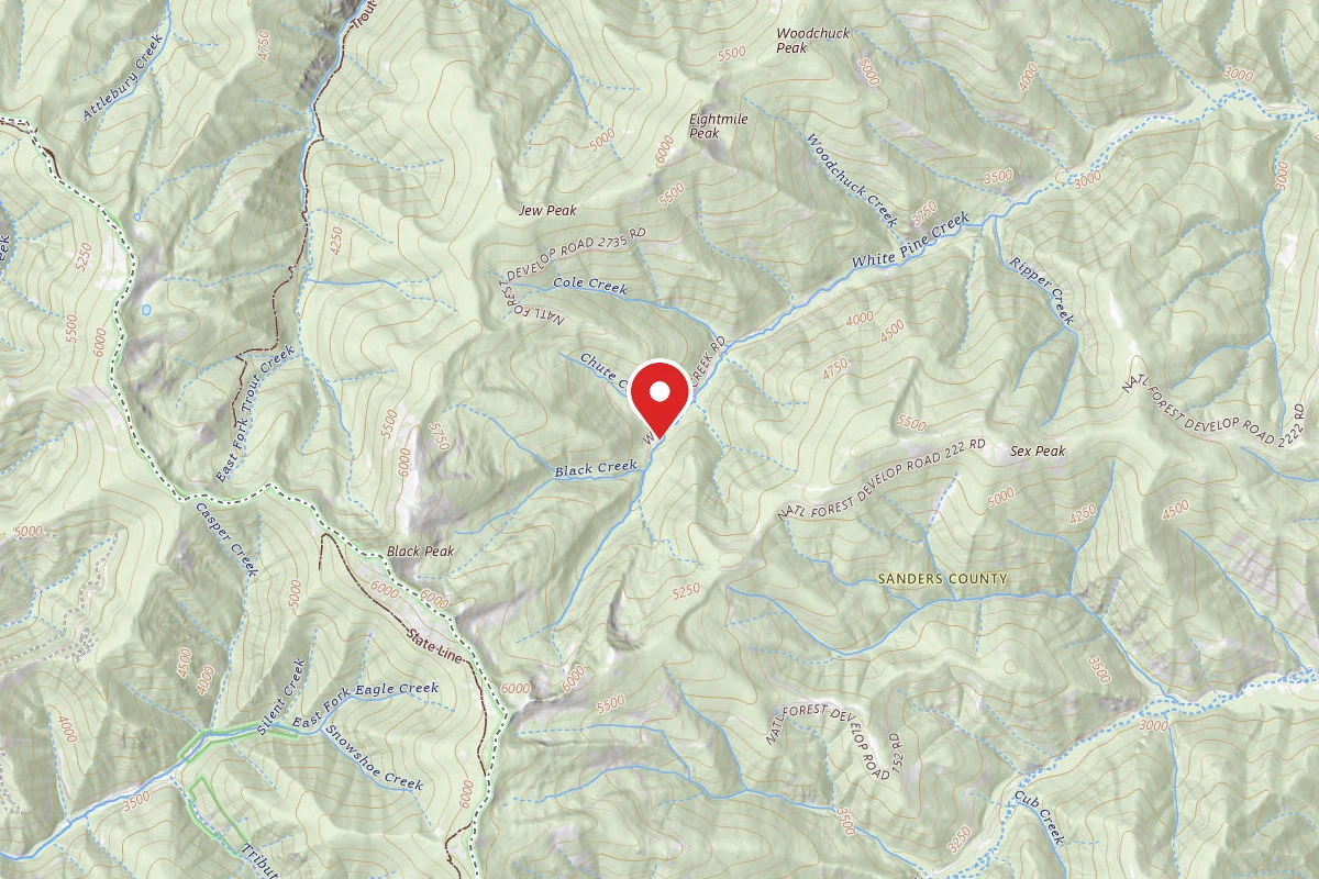 Kootenai Dispersed Campsite RD 215 SITE 13