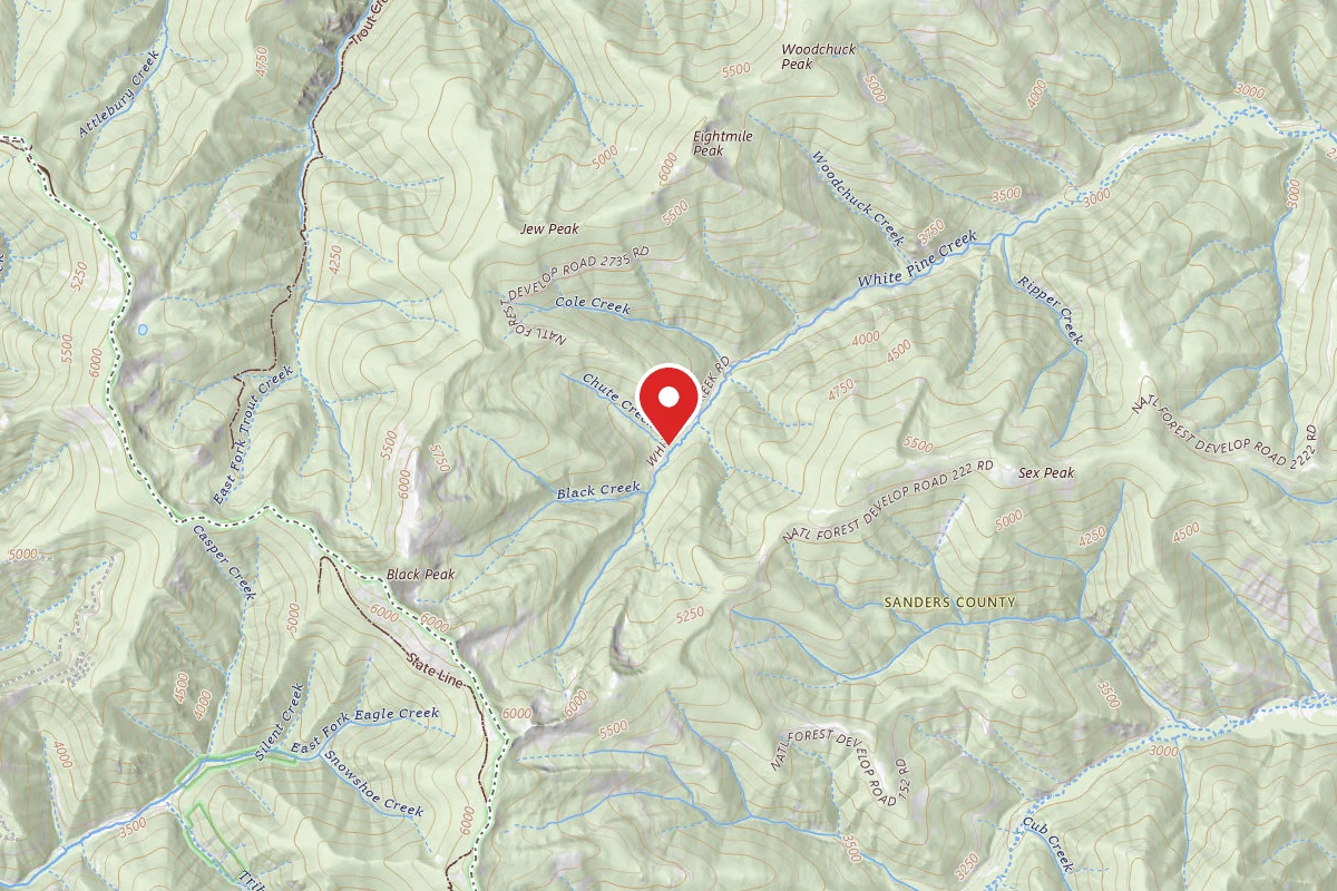 Kootenai Dispersed Campsite RD 215 SITE 12